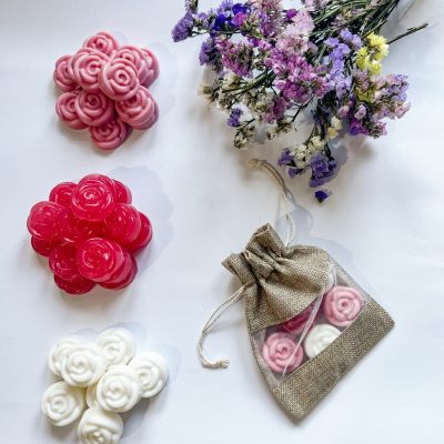 Mini Rose Soap Set Gift Idea