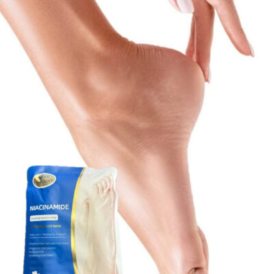 Ενυδατικές κάλτσες για τις φτέρνες με Νιασιναμίδη